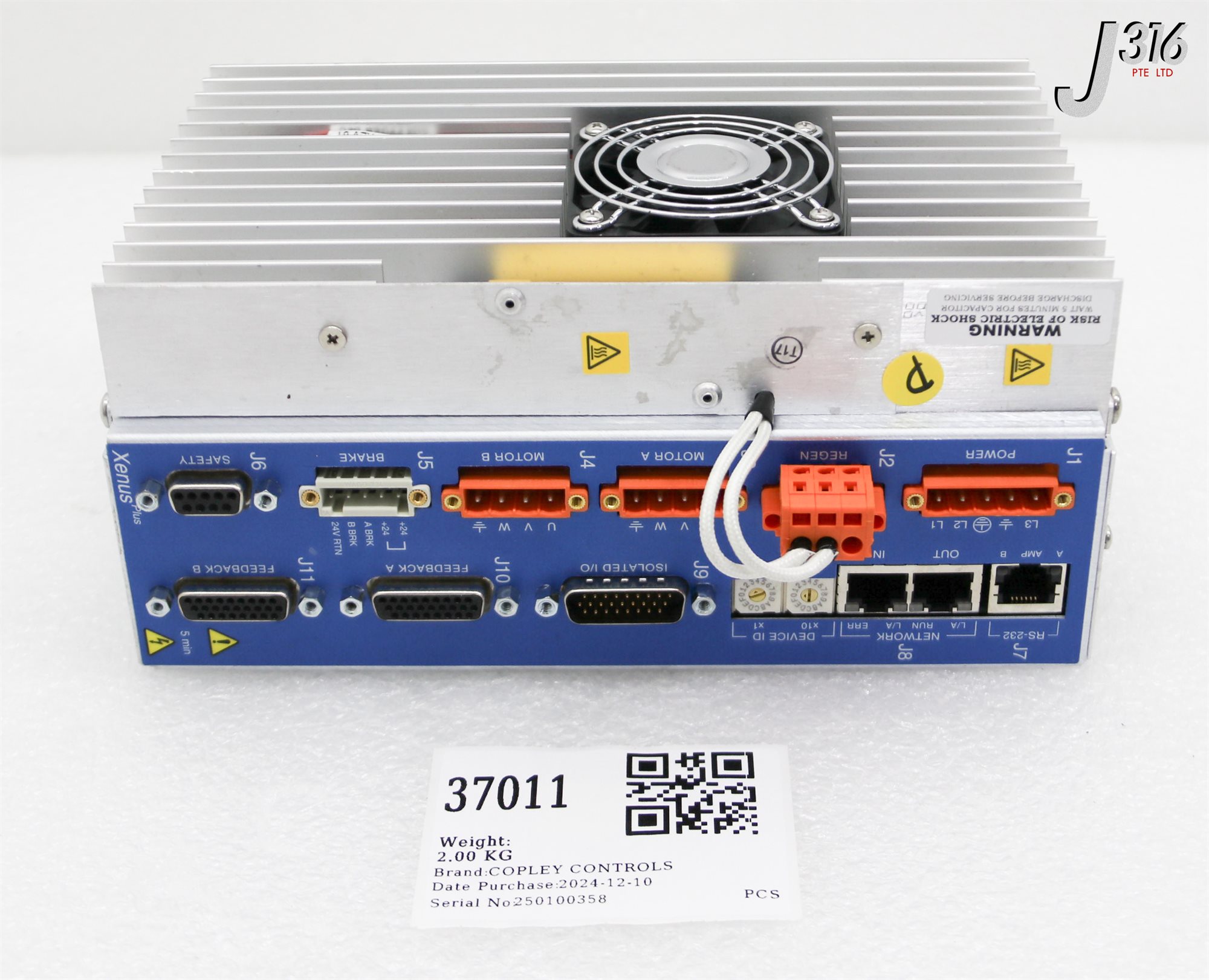 37011 COPLEY CONTROLS DUAL AXIS SERVO DRIVE XENUS PLUS, AMAT 1080